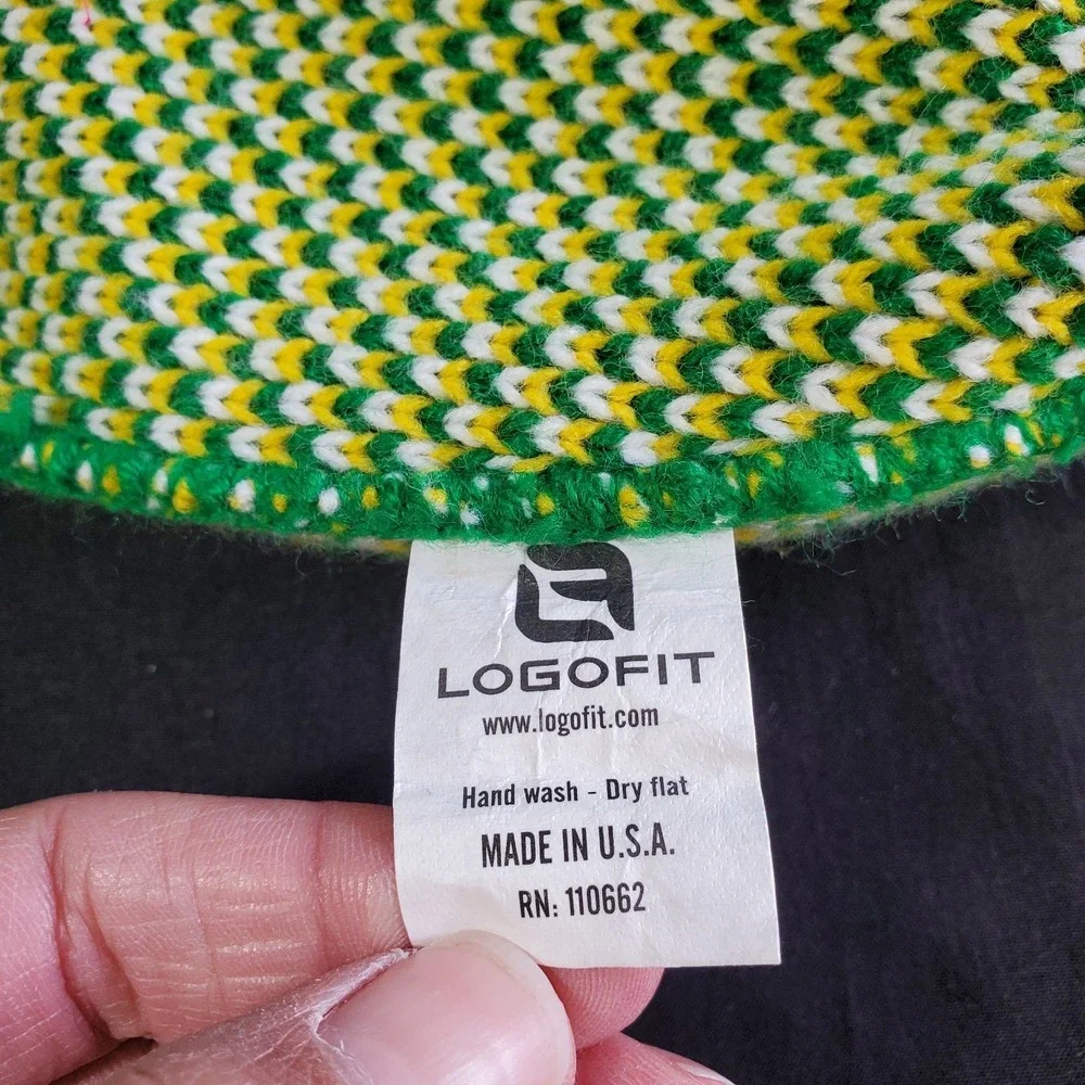 Logofit DUX Oregon Ducks U Of O Knit Beanie Hat Spirit Cap Adult OSFM - USA Made